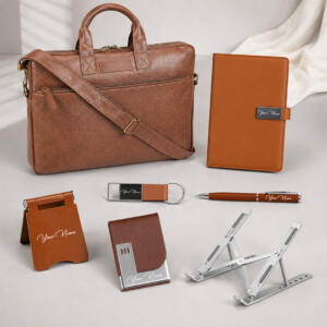 Corporate New Joinee Welcome Hamper with Laptop Bag & Essentials