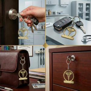 Custom Doctor Success Gift Set with Pen Keychain 5