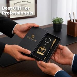 Custom Doctor Success Gift Set with Pen Keychain 7