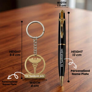 Custom Doctor Success Gift Set with Pen Keychain 8