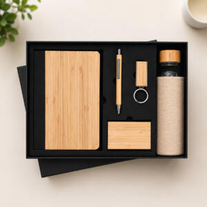 Customised Gifts for Employees Bamboo Office Kit