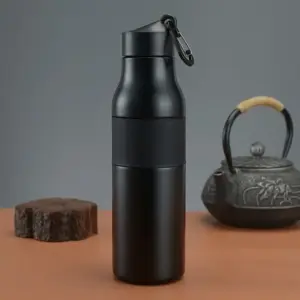 Dual Color Steel Bottle with Grip for Corporate Gifts 1