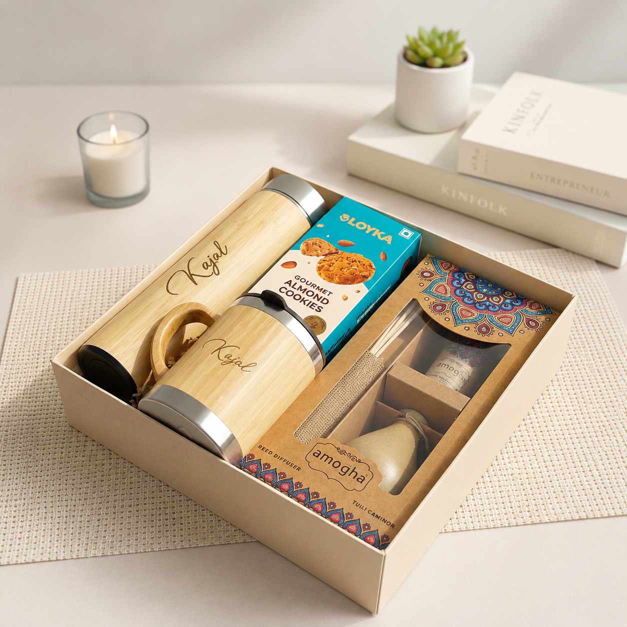 Eco Executive Gift Box with Bamboo Drinkware Set Eco Executive Gift Box with Bamboo Drinkware Set