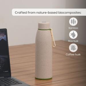 Eco Friendly Rice Husk Water Bottle for Corporate Gifting 7