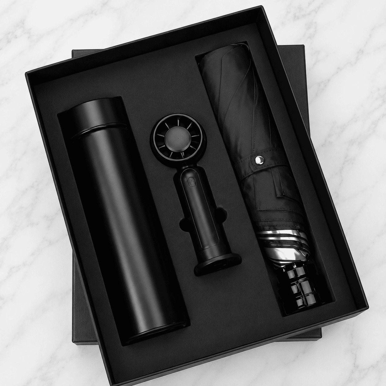 Employee Recognition Programs Flask, Fan and Umbrella Set (3) Employee Recognition Programs Flask, Fan and Umbrella Set