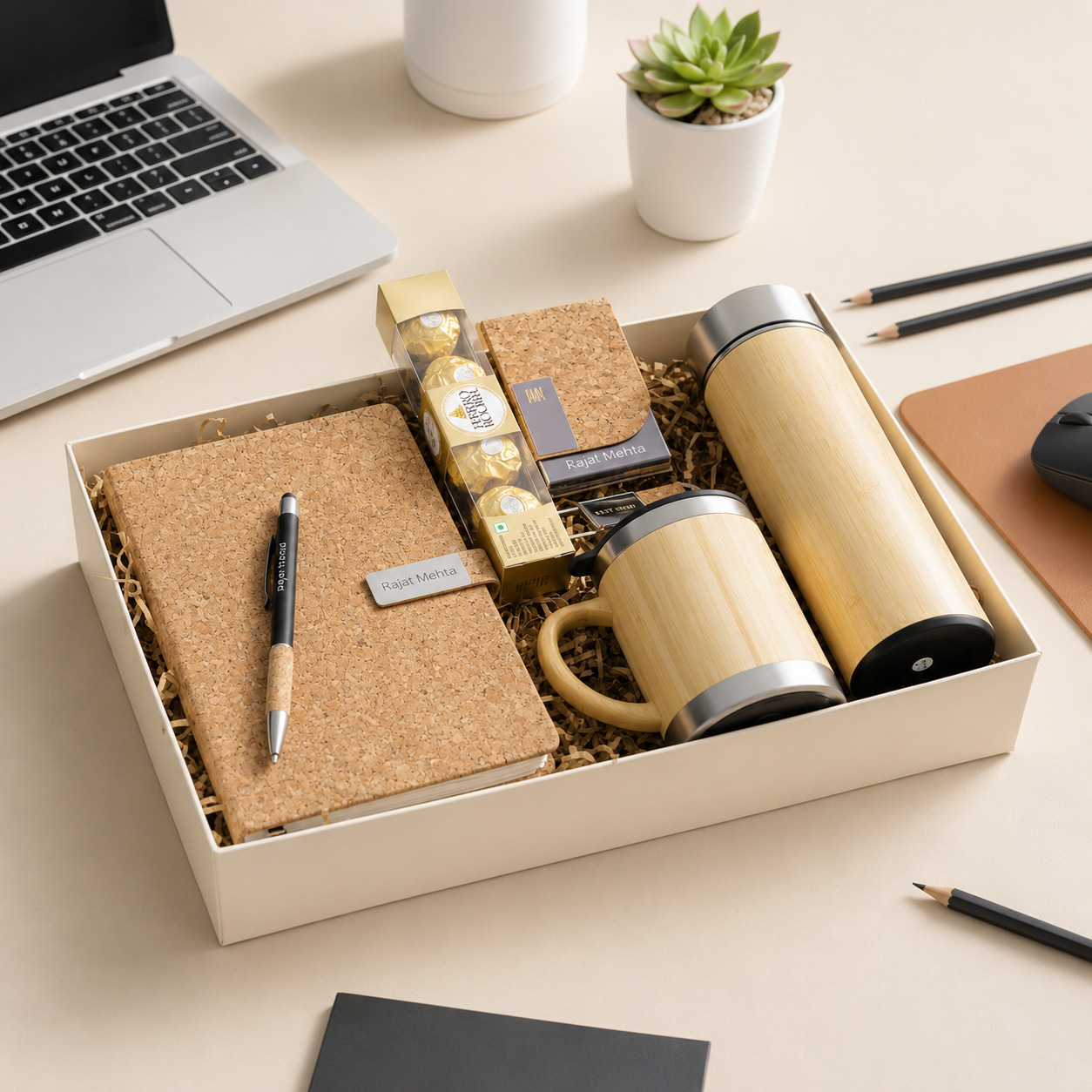 Employee Welcome Hamper Eco Cork Executive Collection Employee Welcome Hamper Eco Cork Executive Collection