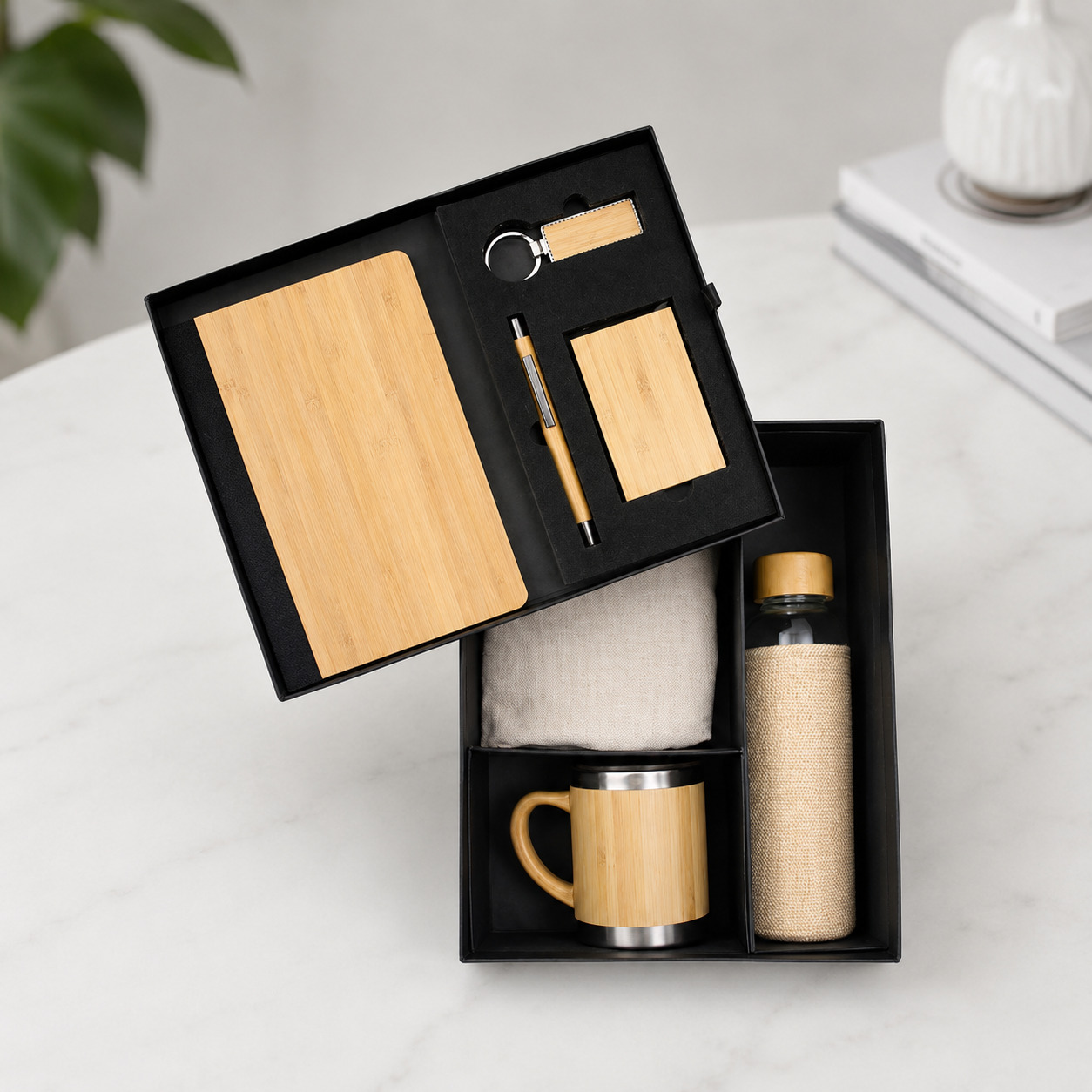 Joining Kit for New Employees Bamboo Premium Hamper Joining Kit for New Employees Bamboo Premium Hamper