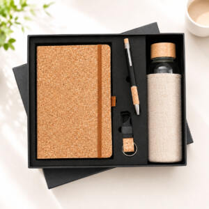 Office Gifts for Employees Sustainable Cork Gift Set