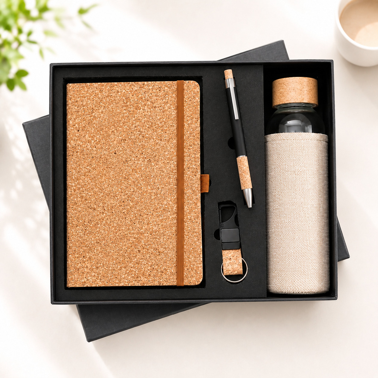 Office Gifts for Employees Sustainable Cork Gift Set Office Gifts for Employees Sustainable Cork Gift Set