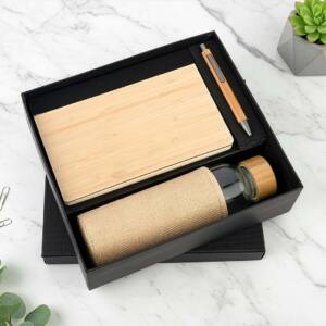 Onboarding Kit Natural Bamboo Office Set