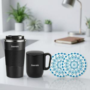 Custom Engraved Tumbler and Mug Combo Set