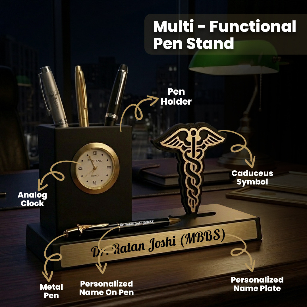 Personalized- Doctor- Appreciation- Gift -Set -with -Desk -Organiz (7) Personalized Doctor Appreciation Gift Set with Desk Organiz 7