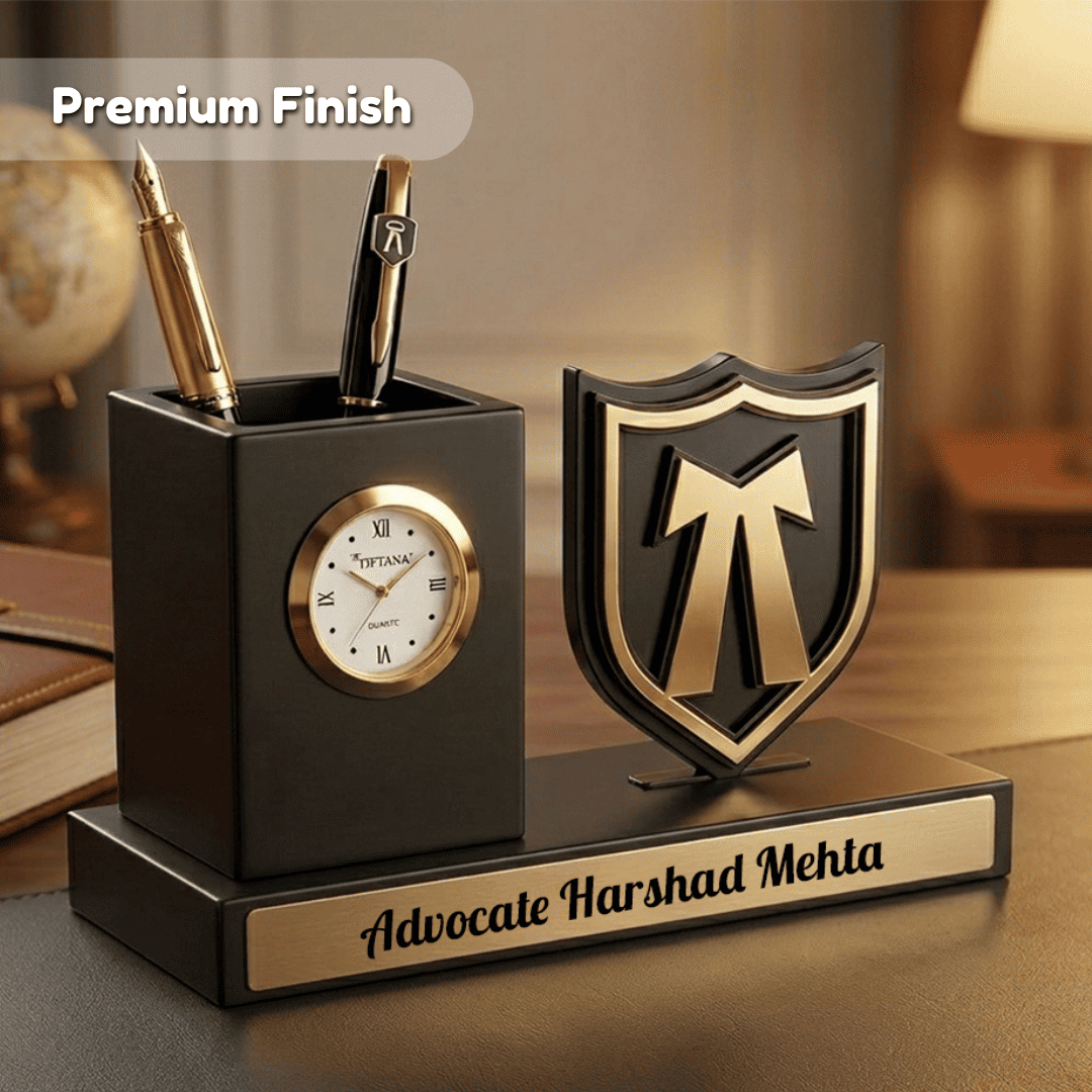 Premium Advocate Office Accessories Set with Name Tumble (7) Premium Advocate Office Accessories Set with Name Tumble 7