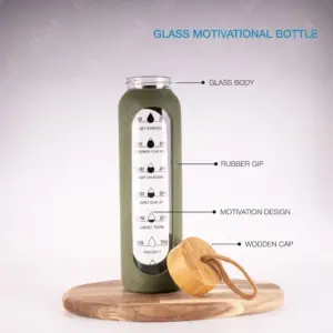 Premium Borosilicate Glass Hydration Bottle for Corporate Use 1
