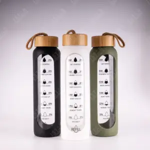 Premium Borosilicate Glass Hydration Bottle