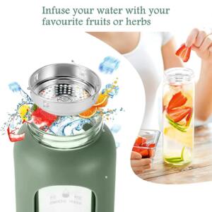 Premium Borosilicate Glass Hydration Bottle for Corporate Use 4