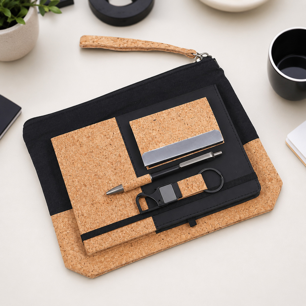 Premium Employee Joining Kit Sustainable Cork Office Essentials Premium Employee Joining Kit Sustainable Cork Office Essentials