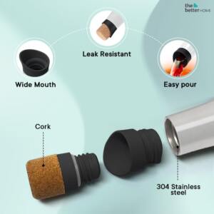 Premium Stainless Steel Bottle with Cork Lid for Corporate Gifting 1