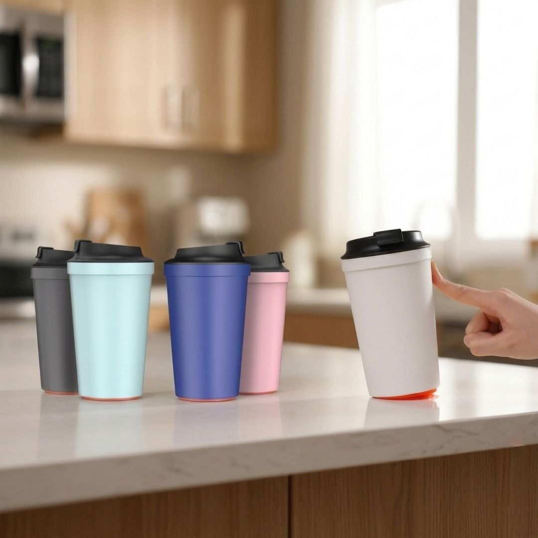 Spill Proof Travel Coffee Mug for Corporate Gifting Spill Proof Travel Coffee Mug