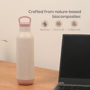 Sustainable Rice Husk Water Bottle for Corporate Use 6