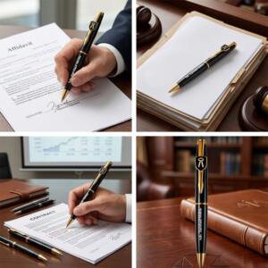 Custom advocate metal pen