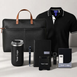 Corporate Welcome Hamper with Laptop Bag, Tumbler & T-Shirt