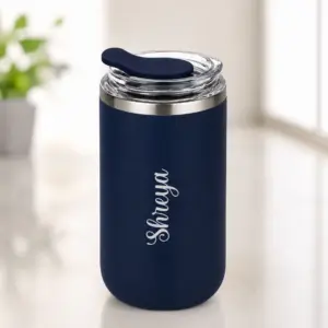 Personalised Gift 350ml Silicone Lid Travel Tumbler 2