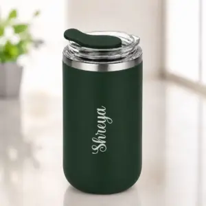 Personalised Gift 350ml Silicone Lid Travel Tumbler 3 1