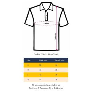 T shirt Size Polo Collor 1