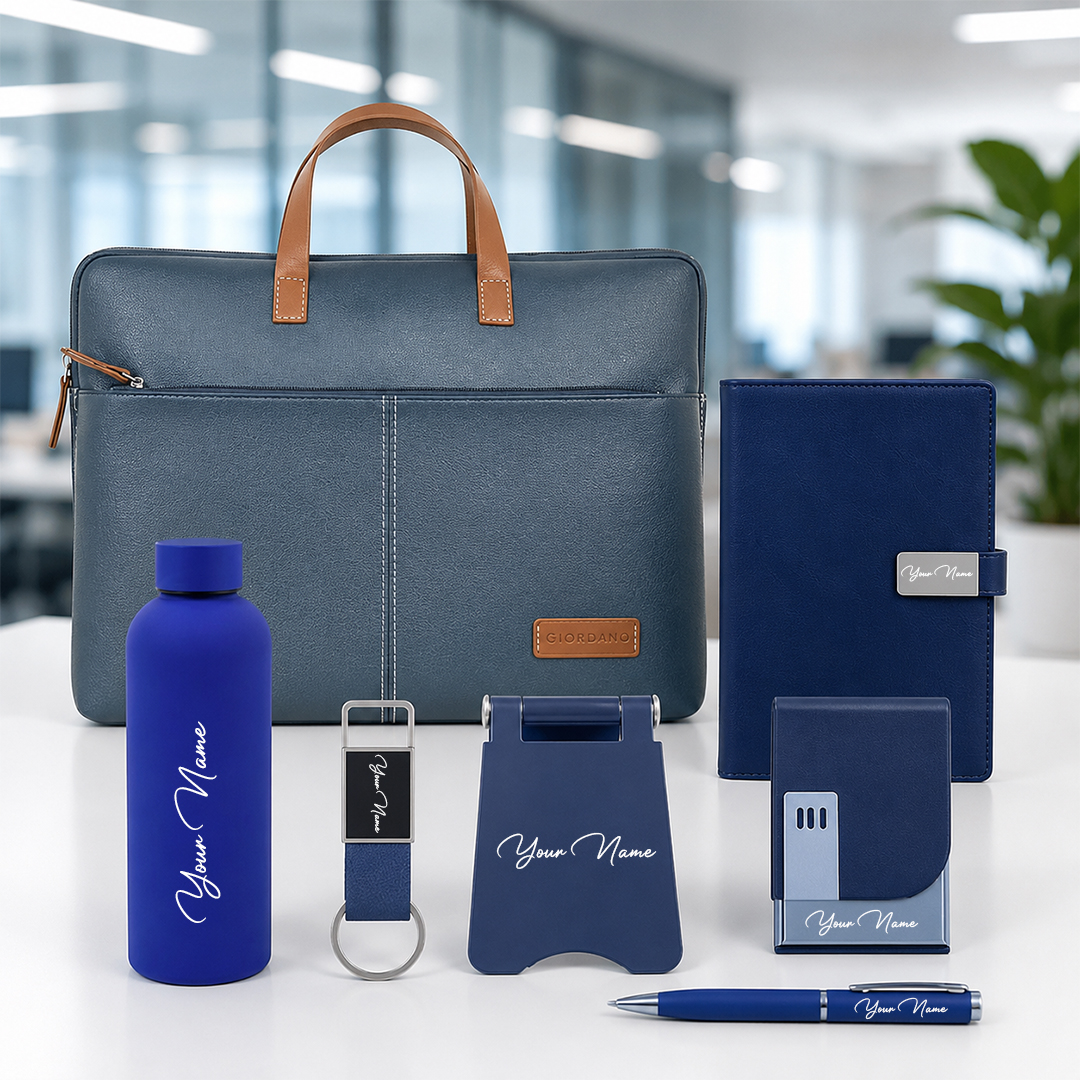 The Complete Personalized 7-in-1 Office Gift Set- 9 The Complete Personalized 7 in 1 Office Gift Set 9