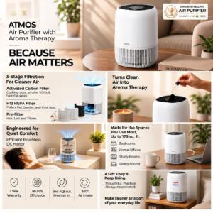 Compact Air Purifier with Aroma Diffuser
