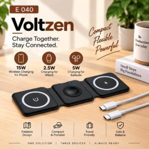 3-in-1 Foldable Wireless Charger