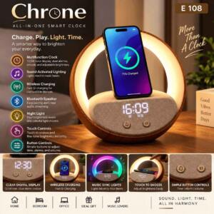 All-in-One Smart Clock with Charger & Speaker Corporate Gift