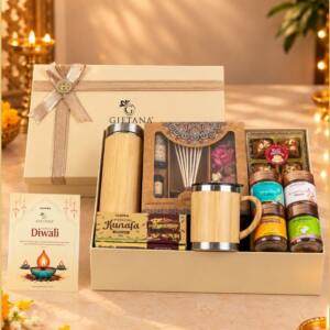 Bamboo Wellness Diwali Hamper with Gourmet Treats & Fragrance Set