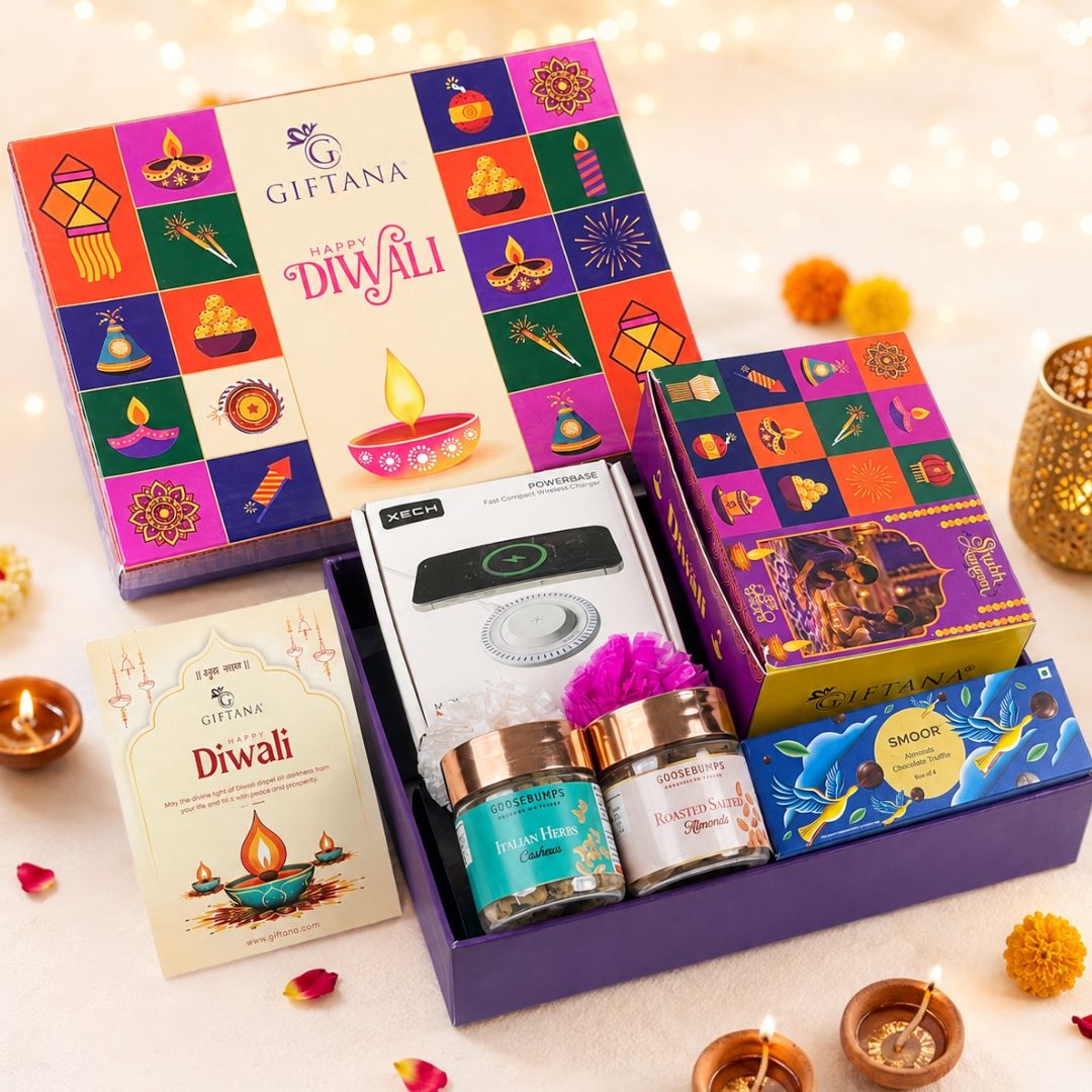 Celebrate Together Corporate Diwali Gifts - Luxe Festive Box Celebrate Together Corporate Diwali Gifts - Luxe Festive Box