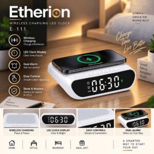 Smart Alarm Clock with Wireless Charger Corporate Gift