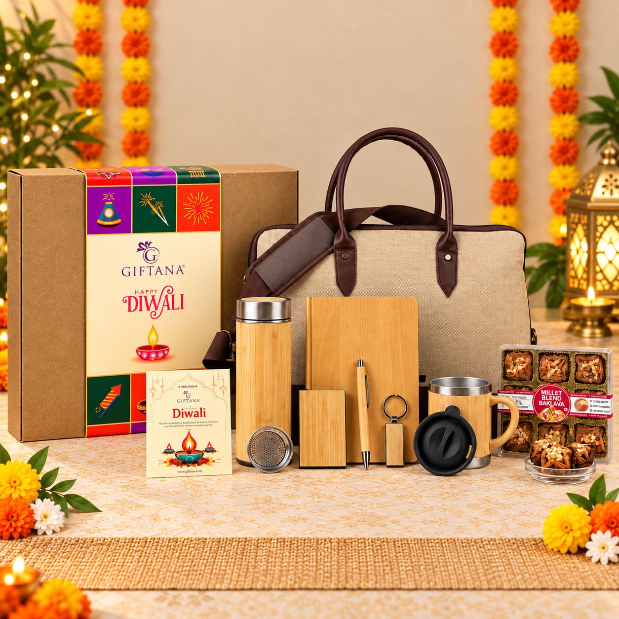 Eco Conscious Executive Essentials Diwali Gift Hampers for Corporates (2) Eco Conscious Executive Essentials Diwali Gift Hampers for Corporates 2