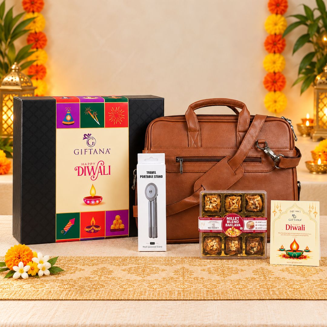 Executive Safar & Swaad Corporate Diwali Gift Hampers - Giftana Executive Safar & Swaad Corporate Diwali Gift Hampers - Giftana