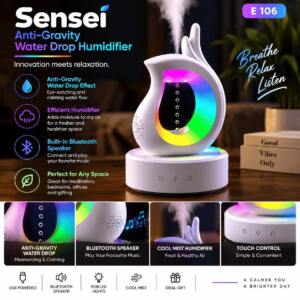 Gravity Humidifier with Bluetooth Speaker