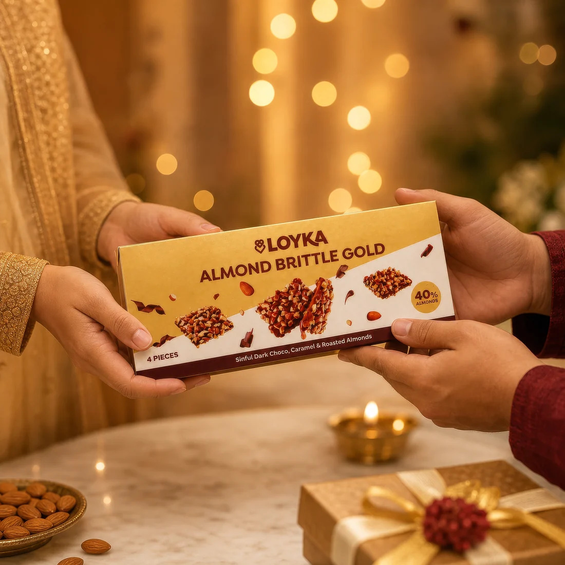 LOYKA Almond Brittle Gold 4pcs pack2 LOYKA Almond Brittle Gold 4pcs pack2