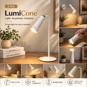 LumiCone MultiUse LED Lamp - Smart Corporate Gift