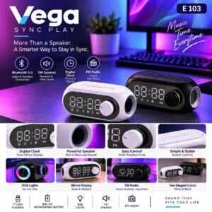 Multifunctional Bluetooth Speaker with Digital Clock & FM Radio