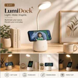 LumiDock LED Desk Lamp & Phone Dock Corporate Gift