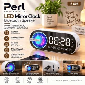 Premium LED Mirror Clock Bluetooth Speaker Corporate Gift