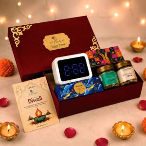Radiant Celebration - Premium Corporate Diwali Gift Hamper with BT Speaker - giftanaindia