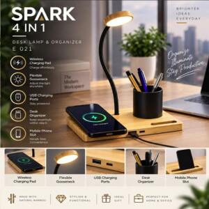 4-in-1 Desk Lamp & Organizer - Smart Corporate Gift