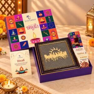 Seven Horses of Prosperity Deepavali Gift Hampers - GiftanaIndia