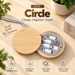 5-in-1 Multi-Connector Charging Cable - Travel Kit