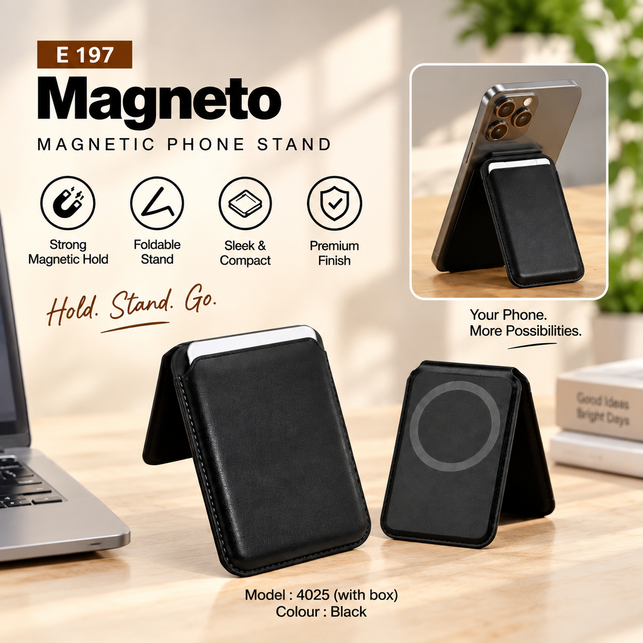 Foldable Magnetic Phone Stand - Premium Corporate Gift Foldable Magnetic Phone Stand - Premium Corporate Gift