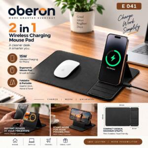 2-in-1 Wireless Charging Mouse Pad